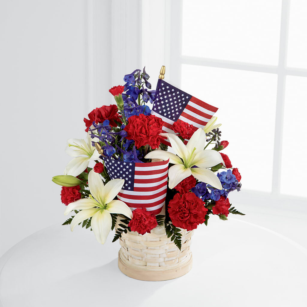 American Glory Bouquet – Sammy Wammy Floral, Montgomery IL