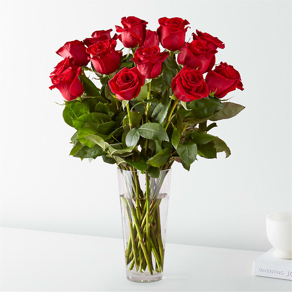 Long Stem Red Rose Bouquet – Sammy Wammy Floral, Montgomery IL