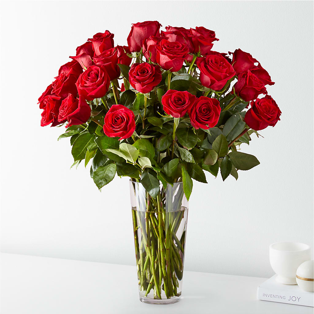 Long Stem Red Rose Bouquet – Sammy Wammy Floral, Montgomery IL