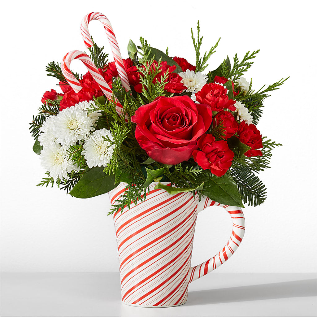 Peppermint Swirl Mug – Sammy Wammy Floral, Montgomery IL