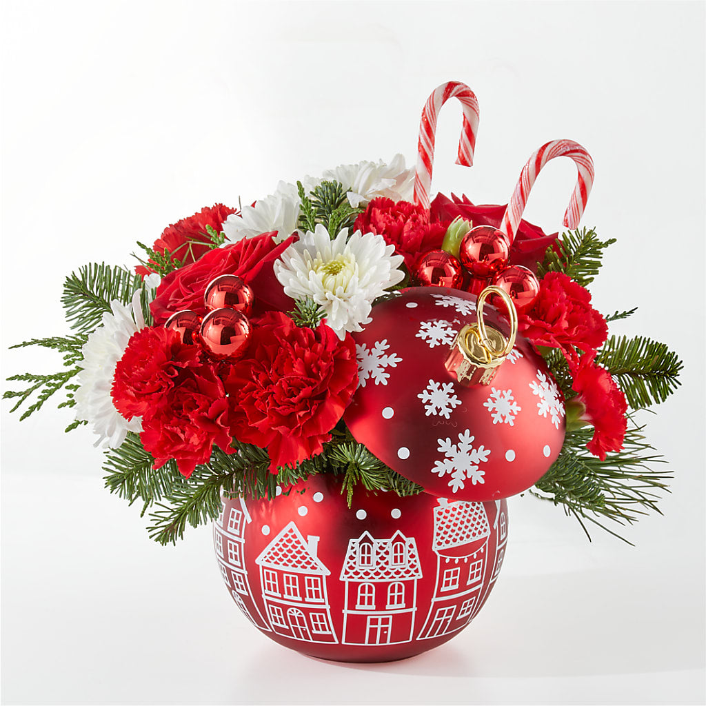 Cheer in the Air Ornament – Sammy Wammy Floral, Montgomery IL