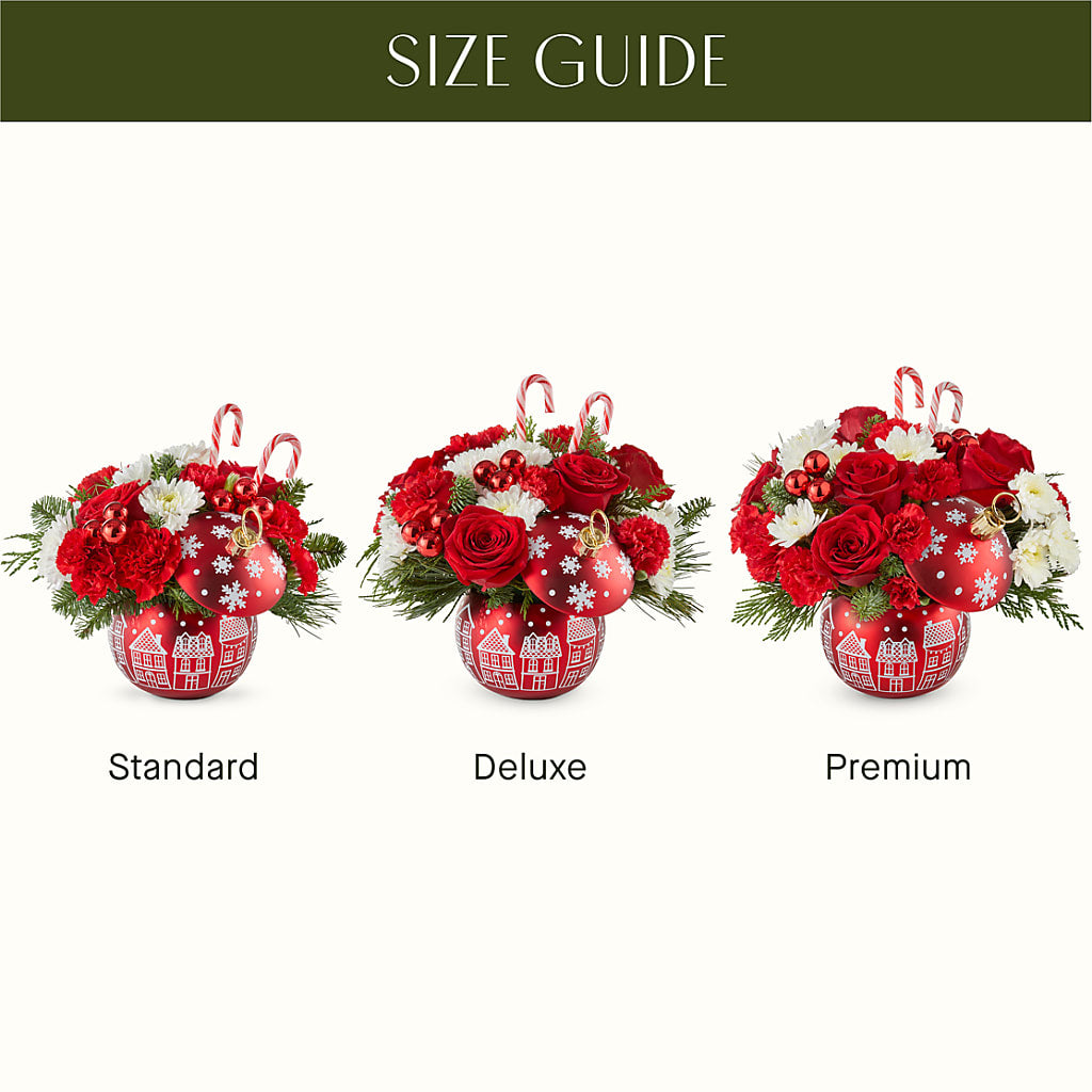 Cheer in the Air Ornament – Sammy Wammy Floral, Montgomery IL
