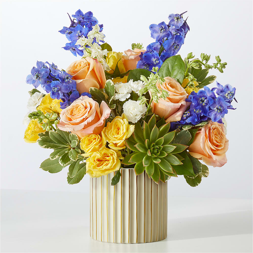 Cobalt Reverie Bouquet – Sammy Wammy Floral, Montgomery IL