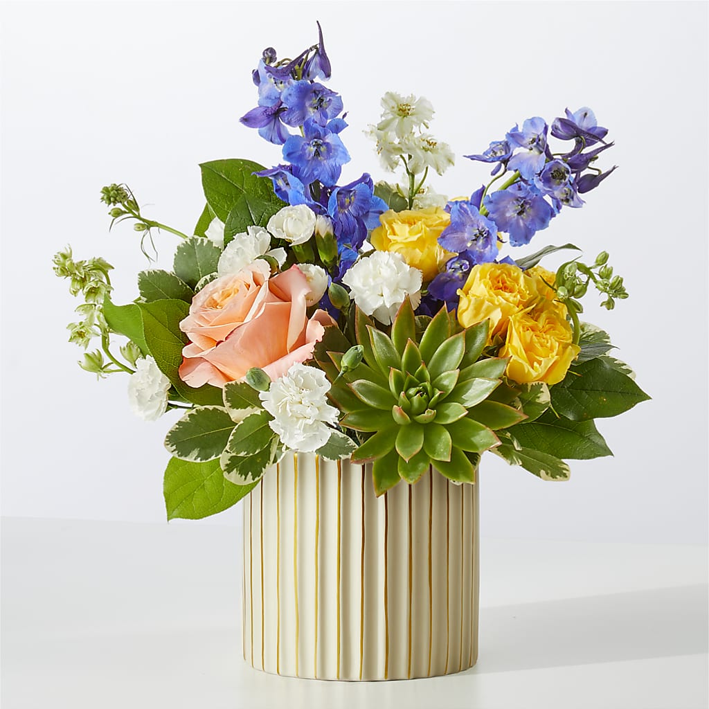 Cobalt Reverie Bouquet – Sammy Wammy Floral, Montgomery IL