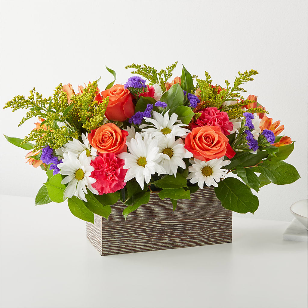 Oopsie Daisy Box Bouquet – Sammy Wammy Floral, Montgomery IL