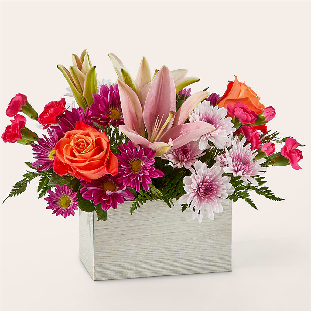 Light of My Life Box Bouquet – Sammy Wammy Floral, Montgomery IL