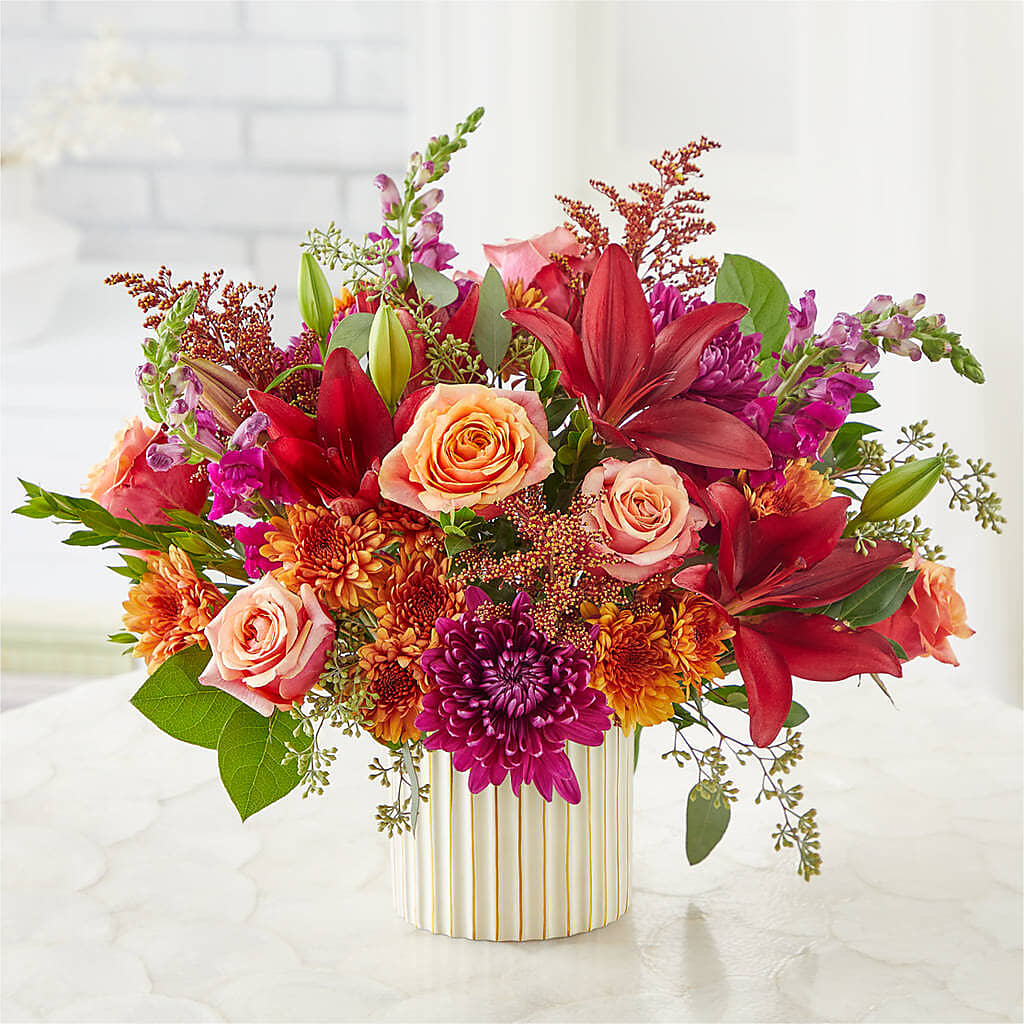 Burgundy Landscape Bouquet – Sammy Wammy Floral, Montgomery IL