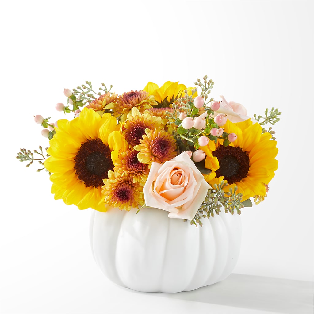 Pumpkin to Talk About Bouquet – Sammy Wammy Floral, Montgomery IL