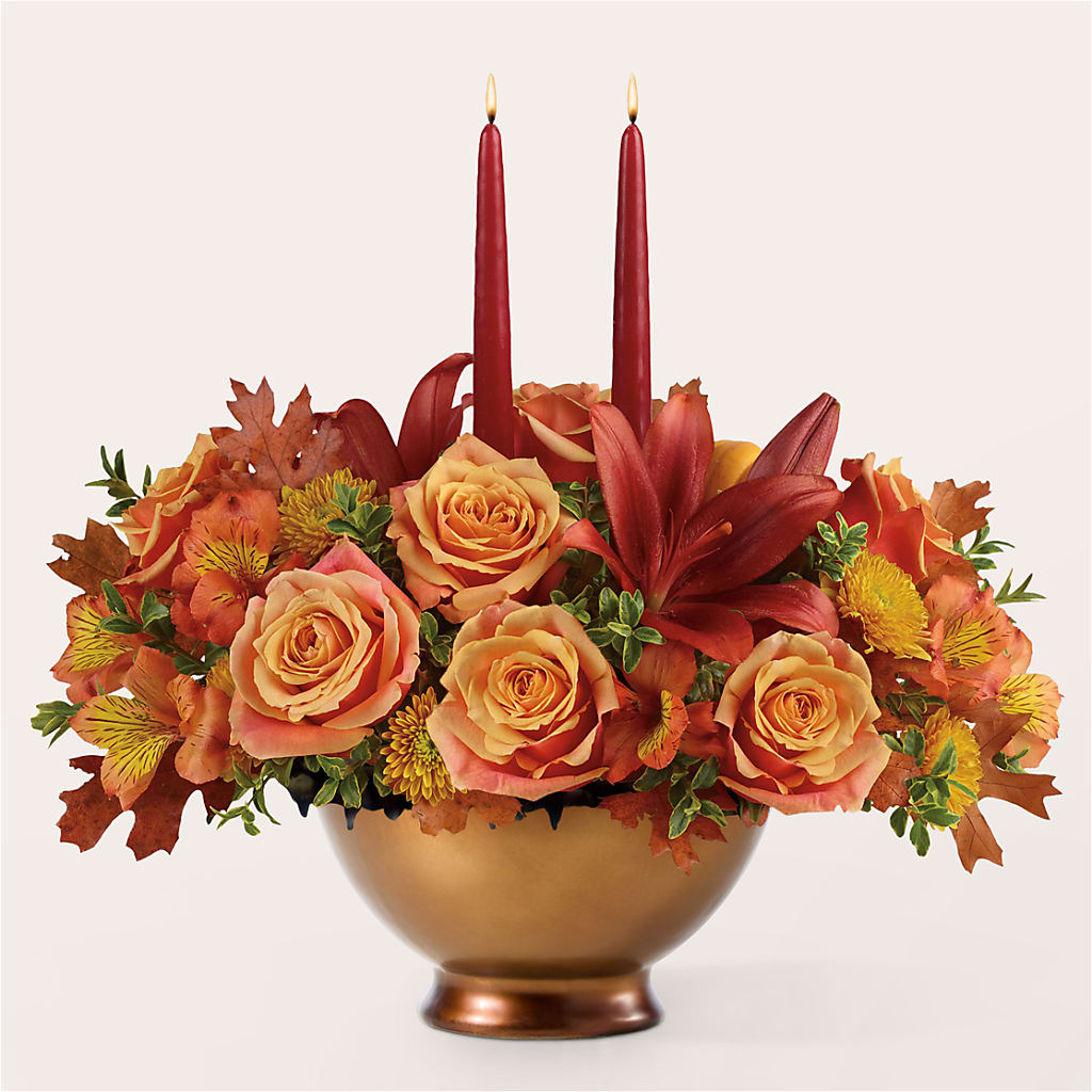 Harvest Table Centerpiece – Sammy Wammy Floral, Montgomery IL