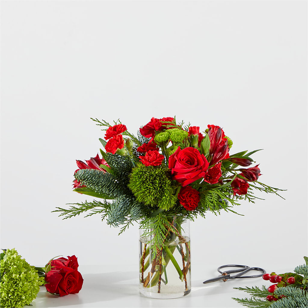 Merry Moment Bouquet – A Florist Original – Sammy Wammy Floral, Montgomery IL