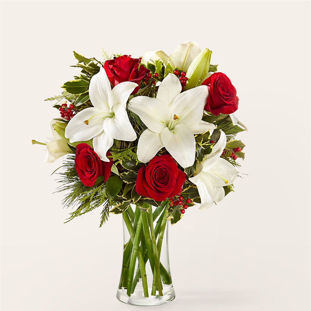 Sparkling Snowflakes Bouquet – Sammy Wammy Floral, Montgomery IL