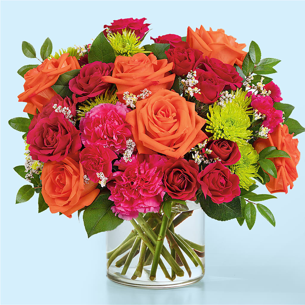 Colorful Carnival Bouquet – Sammy Wammy Floral, Montgomery IL