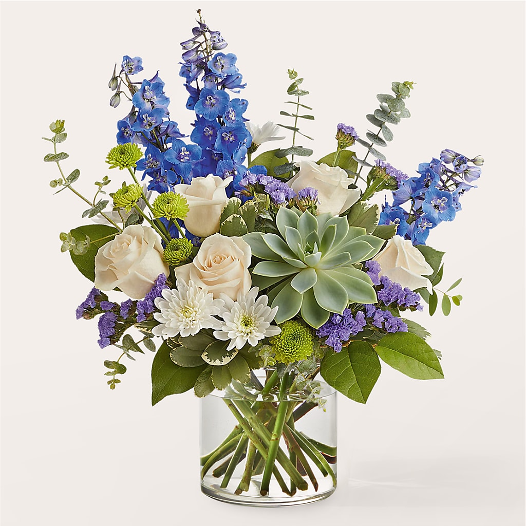 Cerulean Waves Bouquet – Sammy Wammy Floral, Montgomery IL