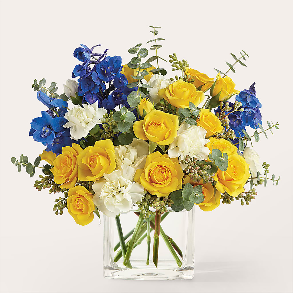 Sparkling Citrine Bouquet – Sammy Wammy Floral, Montgomery IL