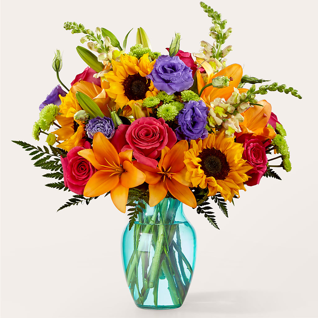 Double Rainbow Bouquet – Sammy Wammy Floral, Montgomery IL