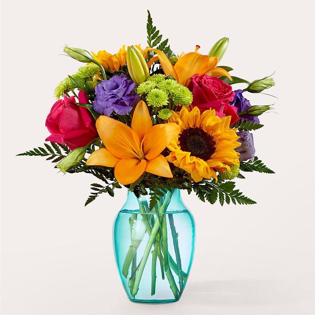 Double Rainbow Bouquet – Sammy Wammy Floral, Montgomery IL
