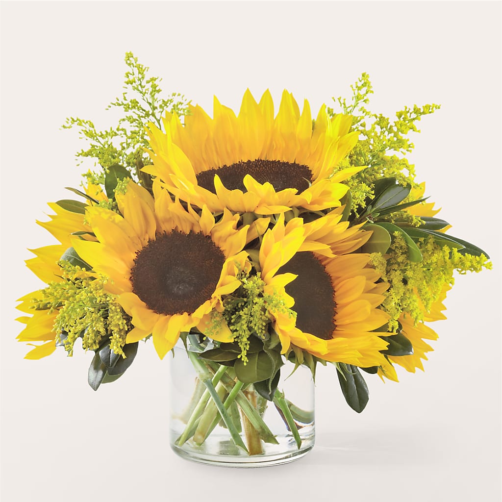 Beaming Sunflower Bouquet – Sammy Wammy Floral, Montgomery IL