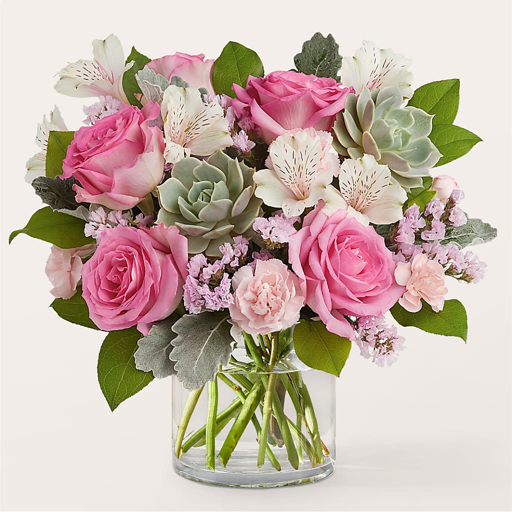 Dusty Rose Bouquet – Sammy Wammy Floral, Montgomery IL