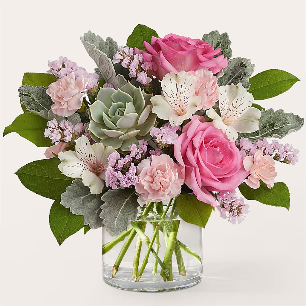 Dusty Rose Bouquet – Sammy Wammy Floral, Montgomery IL