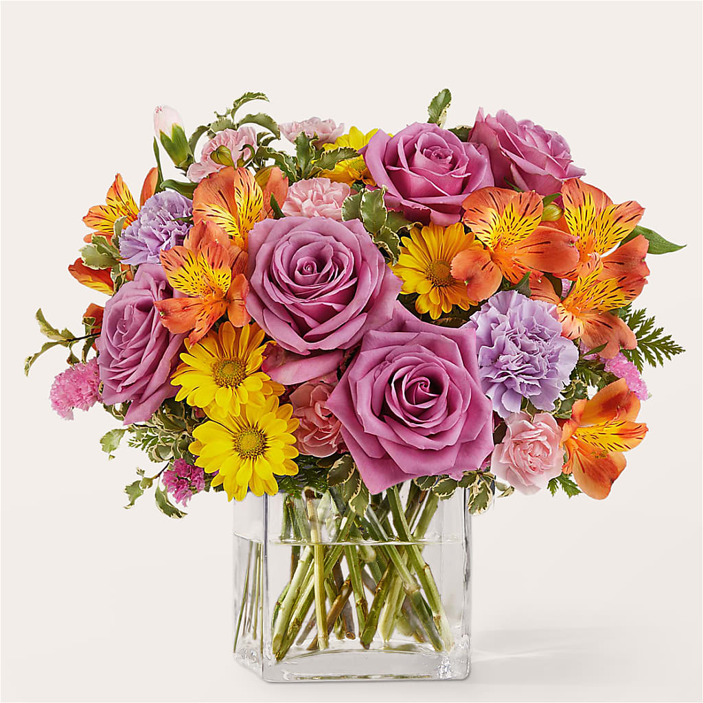 Shades of Happiness Bouquet – Sammy Wammy Floral, Montgomery IL
