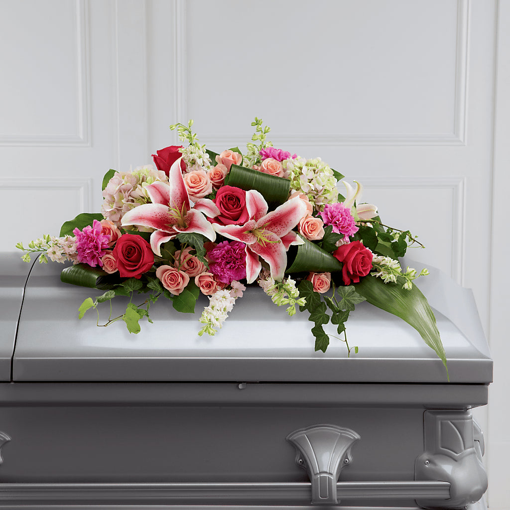 Splendid Grace Casket Spray – Sammy Wammy Floral, Montgomery IL