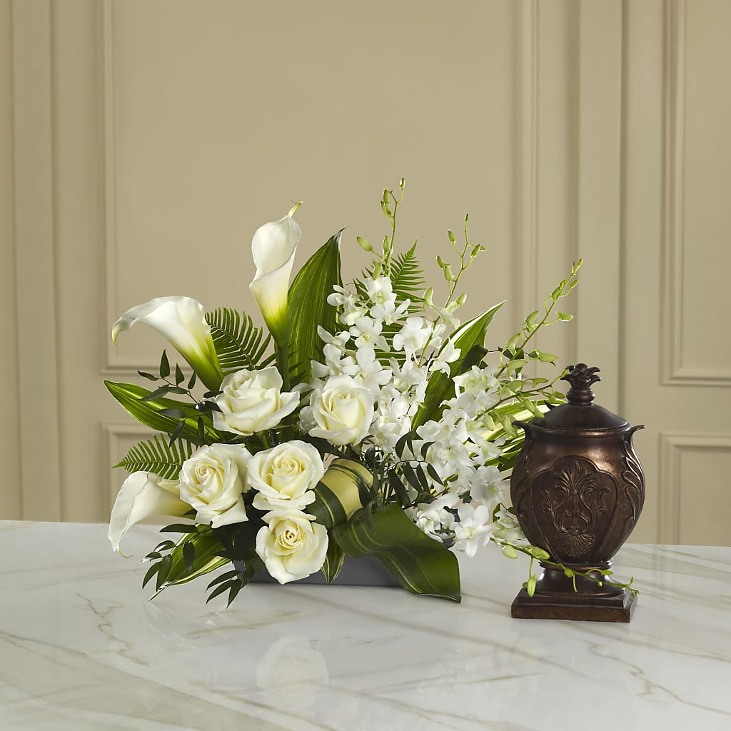 At Peace Arrangement – Sammy Wammy Floral, Montgomery IL