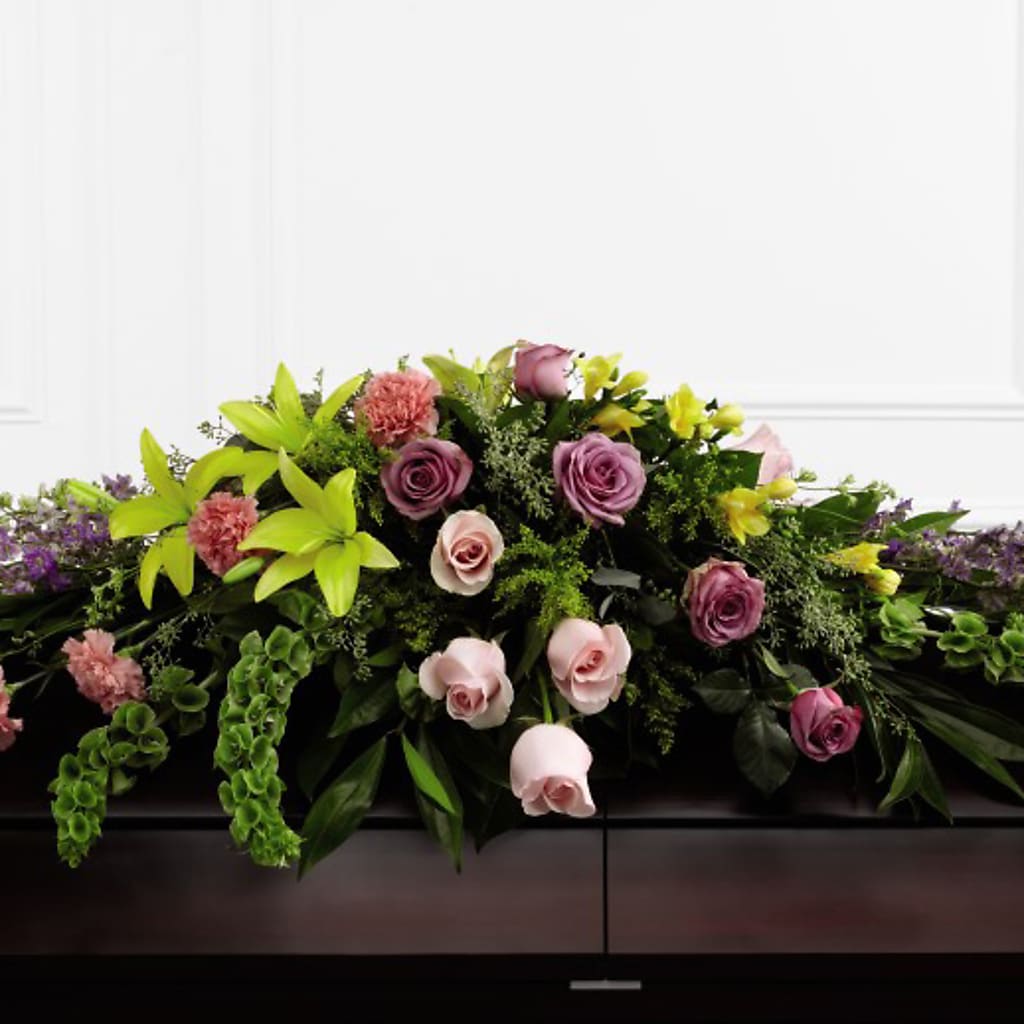 Forever Beloved Casket Spray – Sammy Wammy Floral, Montgomery IL