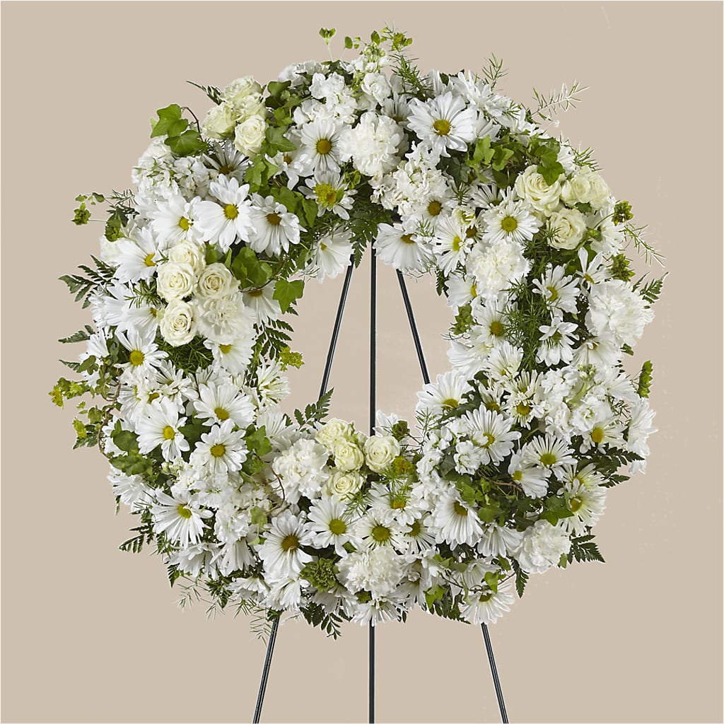 Faithful Wishes Wreath – Sammy Wammy Floral, Montgomery IL