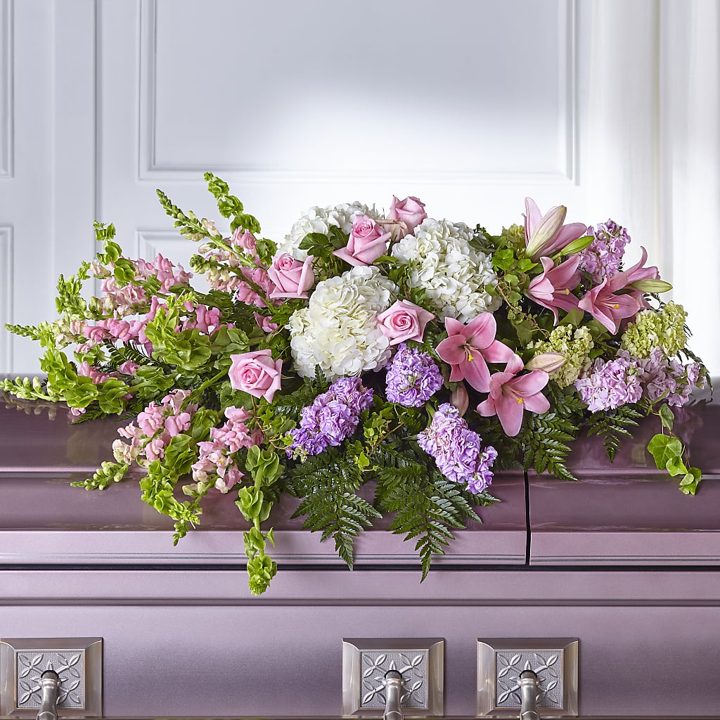 Life's Gratitude Casket Spray – Sammy Wammy Floral, Montgomery IL