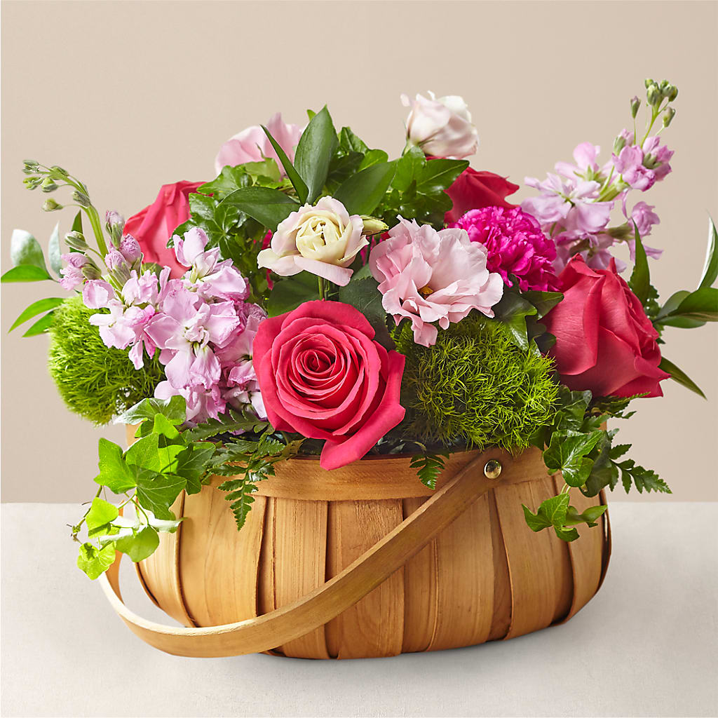 Radiance in Bloom Basket – Sammy Wammy Floral, Montgomery IL