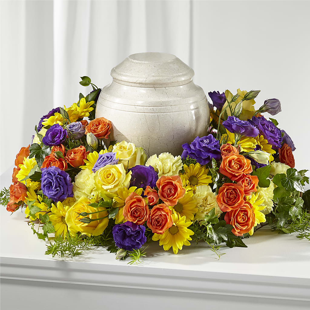 Blossoms of Remembrance Cremation Adornment – Sammy Wammy Floral, Montgomery IL