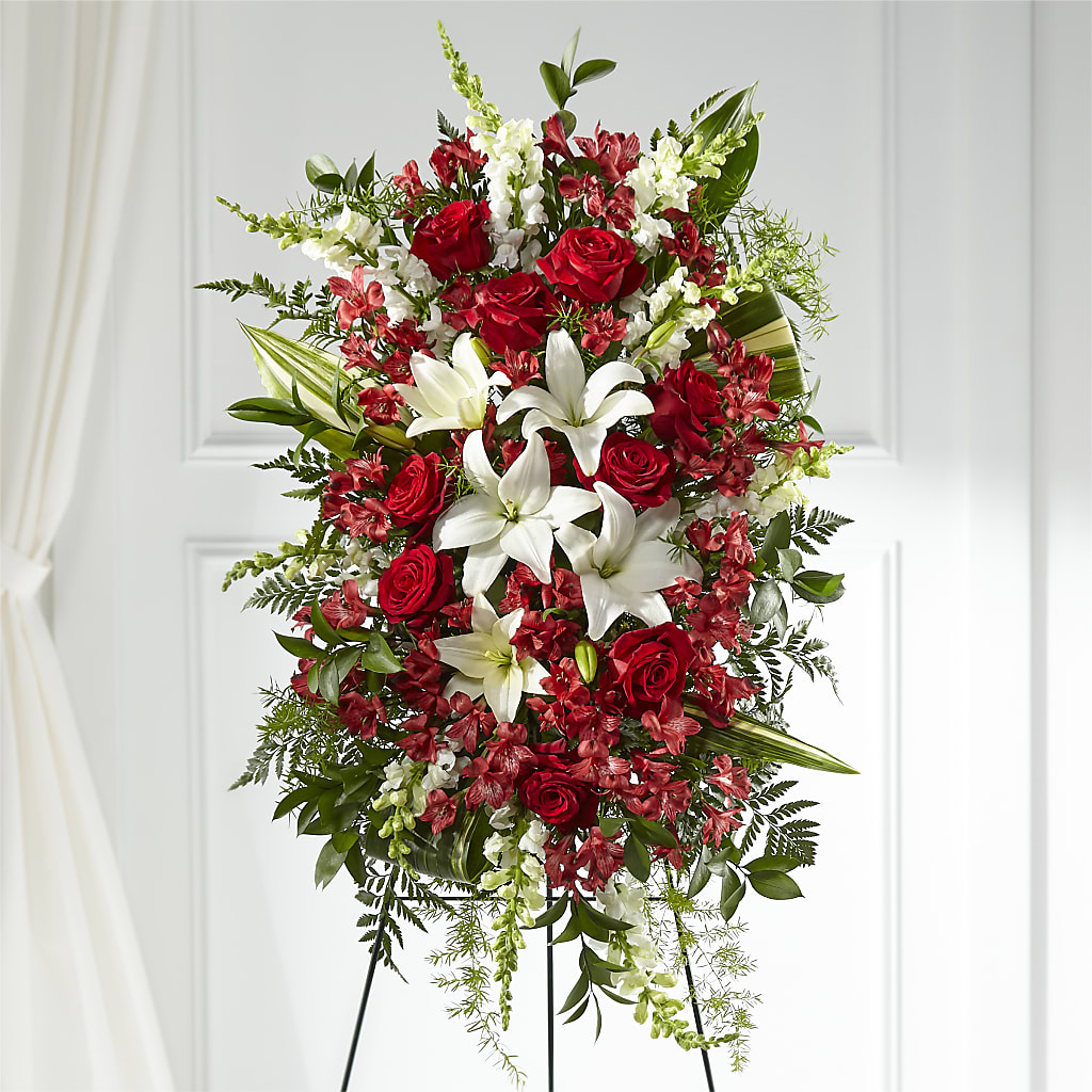 Everlasting Memory Standing Spray – Sammy Wammy Floral, Montgomery IL