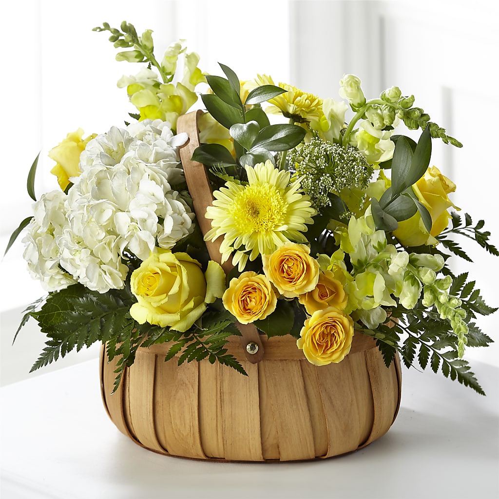 Rustic Remembrance Basket – Sammy Wammy Floral, Montgomery IL