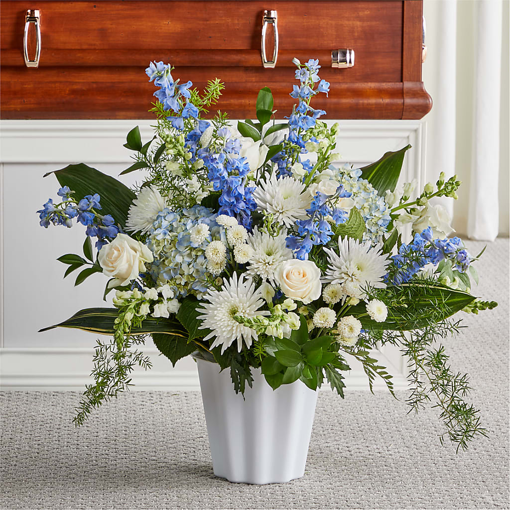 Everlasting Memories Floor Basket – Sammy Wammy Floral, Montgomery IL
