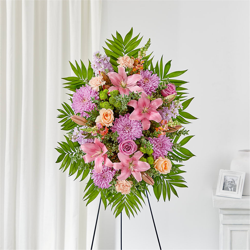 Love & Light Standing Spray – Sammy Wammy Floral, Montgomery IL