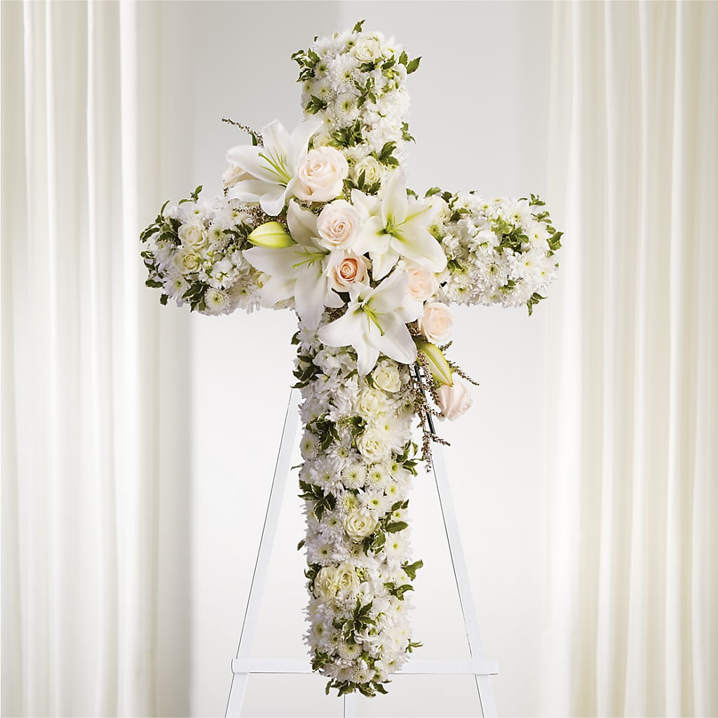 Spiritual Guidance Standing Spray – Sammy Wammy Floral, Montgomery IL