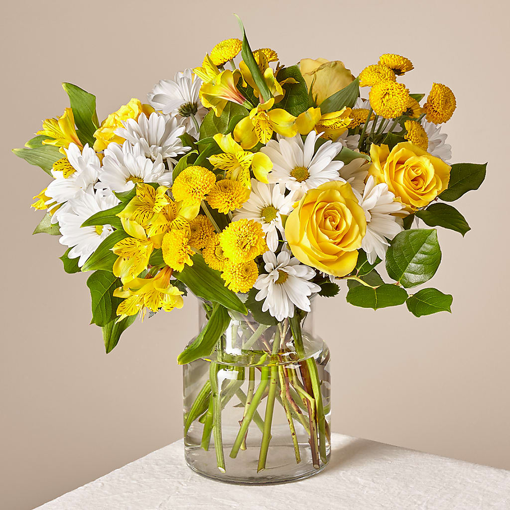 Sunny Sentiments Bouquet – Sammy Wammy Floral, Montgomery IL