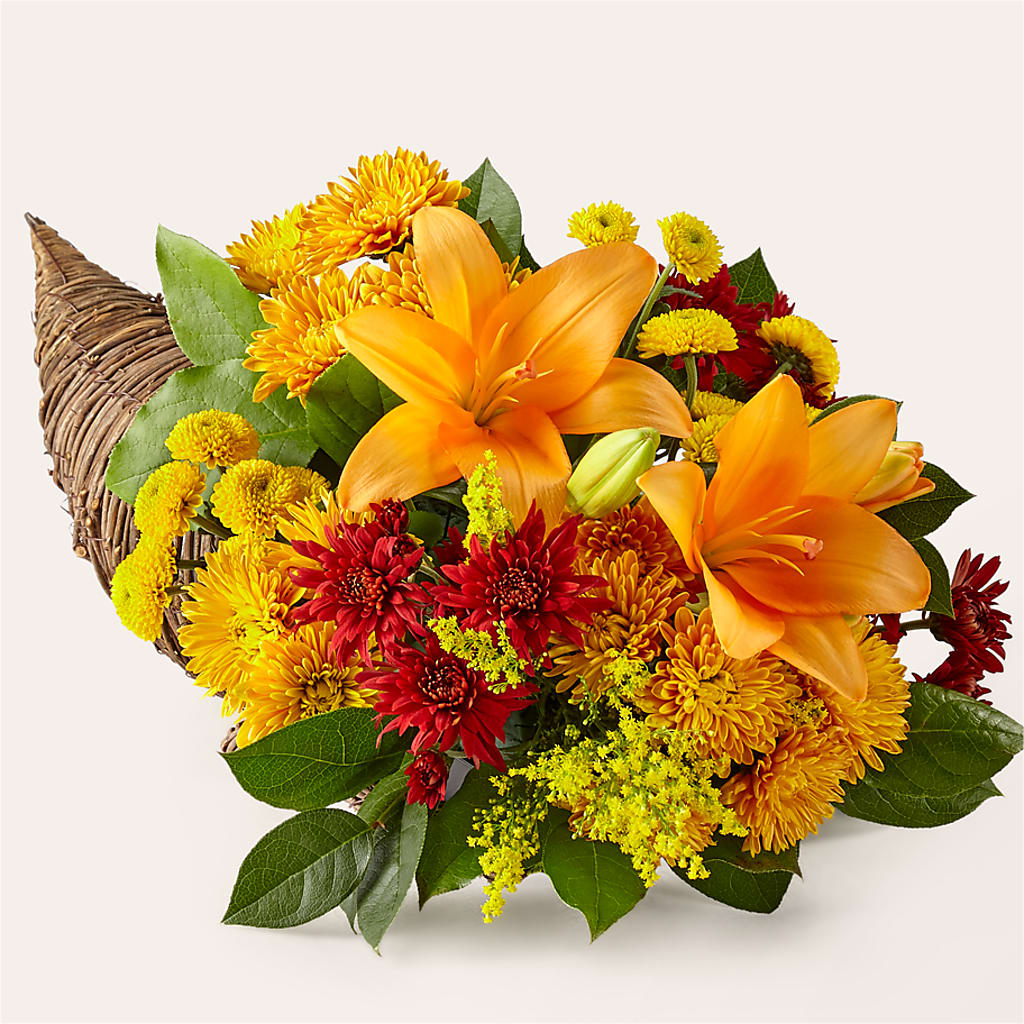 Feast of Color Cornucopia – Sammy Wammy Floral, Montgomery IL