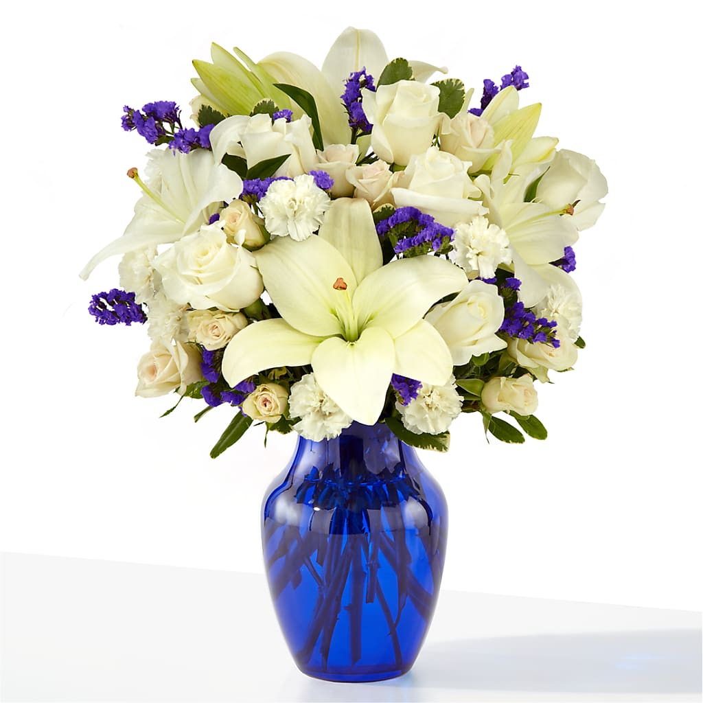 Sapphire Rush Bouquet – Sammy Wammy Floral, Montgomery IL