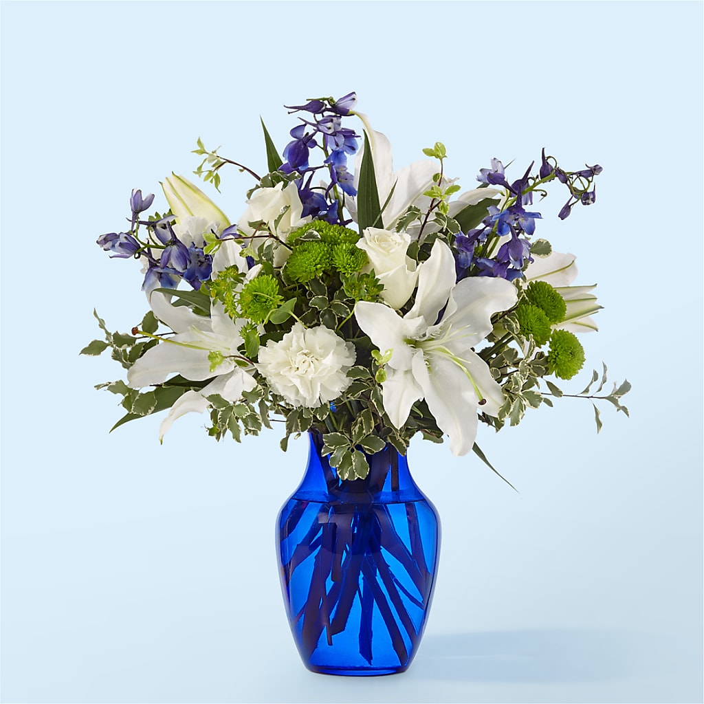 Santorini Bouquet – Sammy Wammy Floral, Montgomery IL