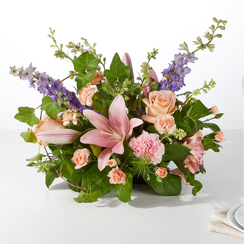 Blossom Time Centerpiece – Sammy Wammy Floral, Montgomery IL