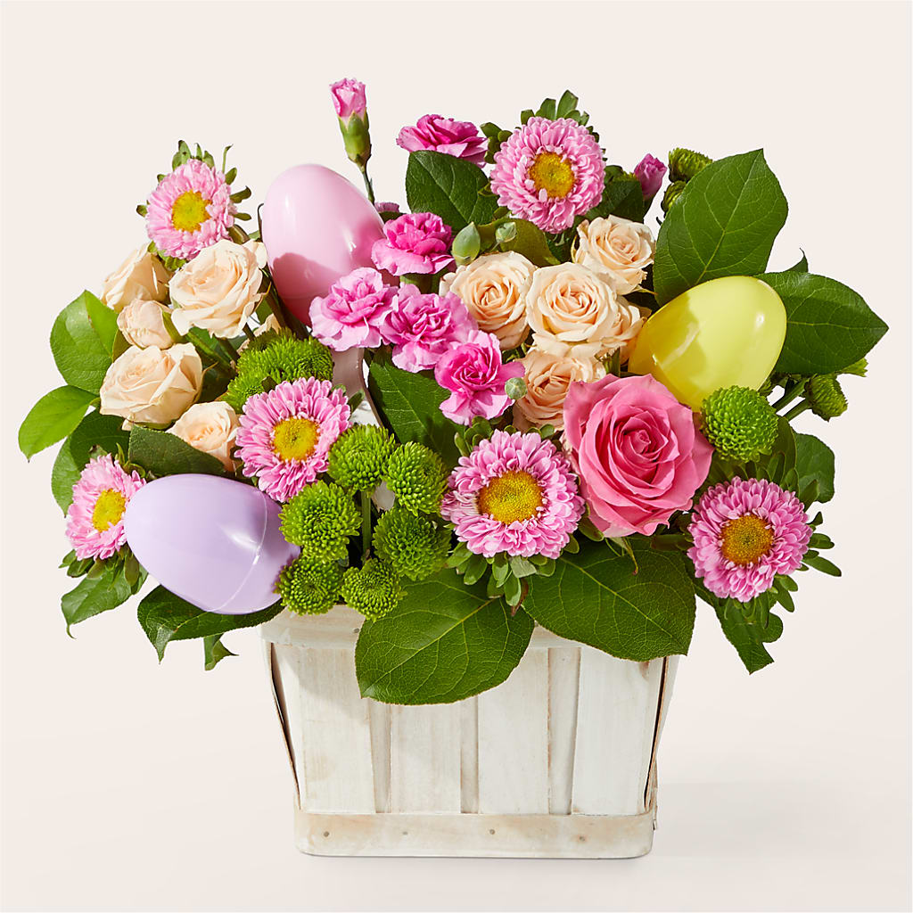 Get Eggcited Basket – Sammy Wammy Floral, Montgomery IL