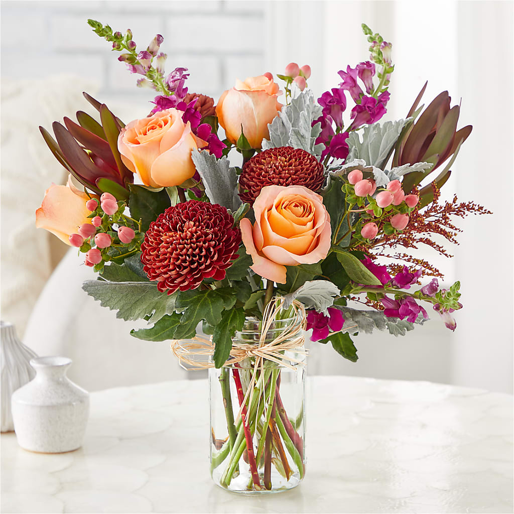Moody Hues Bouquet – Sammy Wammy Floral, Montgomery IL