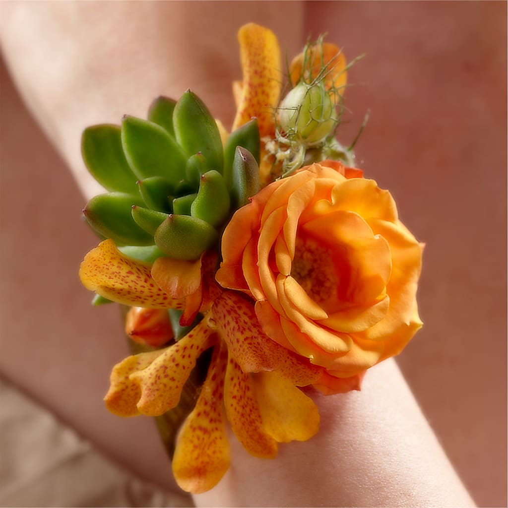 Irresistible Love Wrist Corsage – Sammy Wammy Floral, Montgomery IL