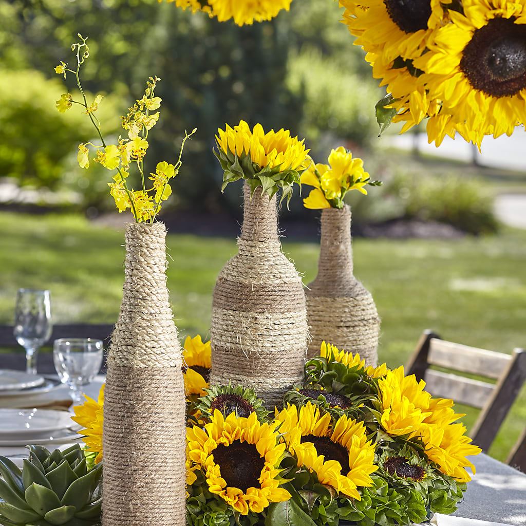 Sublime Garden Centerpiece – Sammy Wammy Floral, Montgomery IL