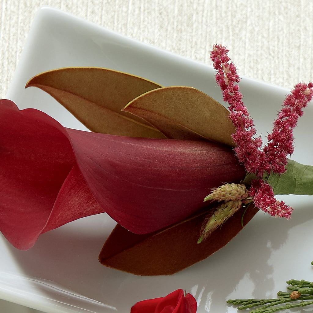 Red Calla Boutonniere – Sammy Wammy Floral, Montgomery IL