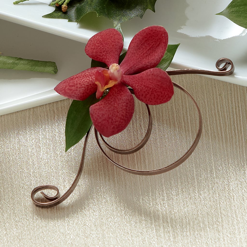 Red Mokara Boutonniere – Sammy Wammy Floral, Montgomery IL
