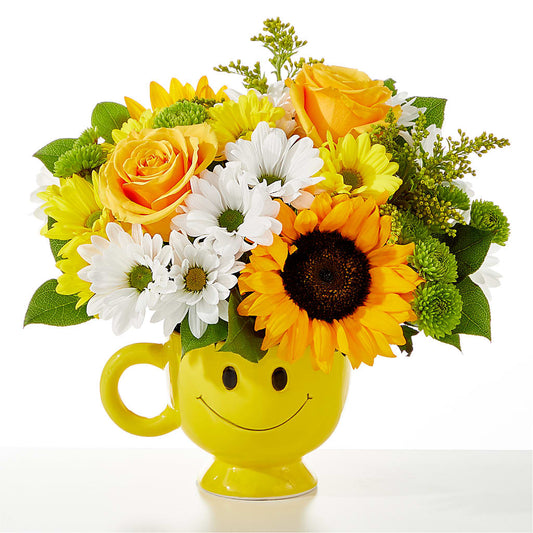 Be Happy Bouquet – SAMMY WAMMY FLORAL, Montgomery IL