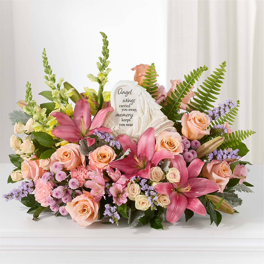 Gentle Light Arrangement –  Sammy Wammy Floral, Montgomery IL