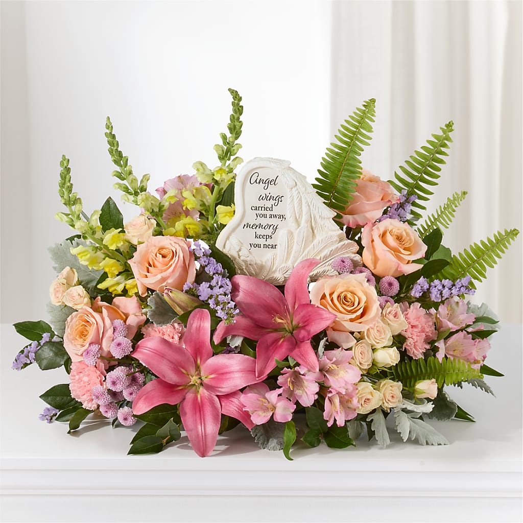 Gentle Light Arrangement –  Sammy Wammy Floral, Montgomery IL